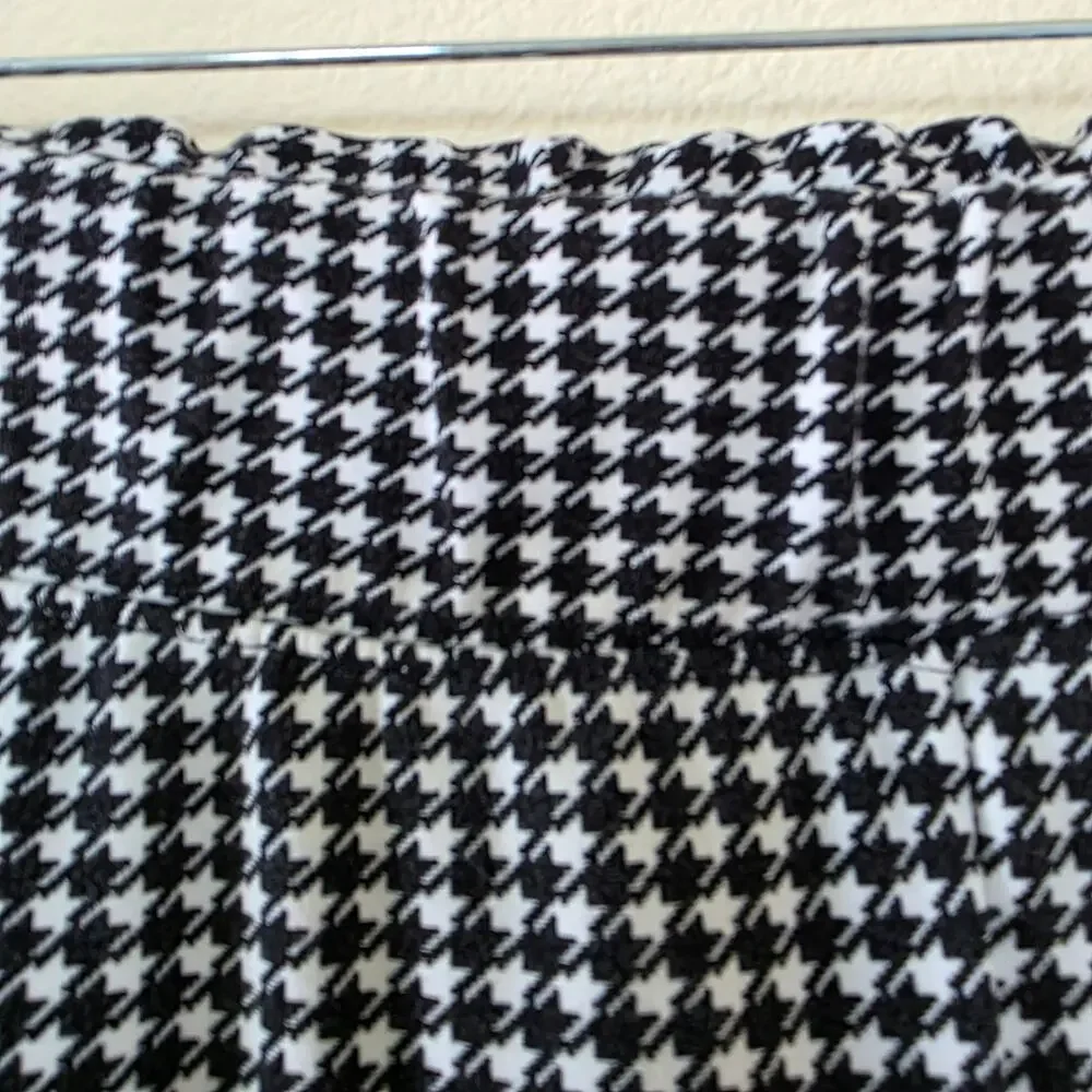 Old Navy Stevie Pull On Houndstooth Pants Womens 1X Plus Stretch Skinny Career - Picture 4 of 11